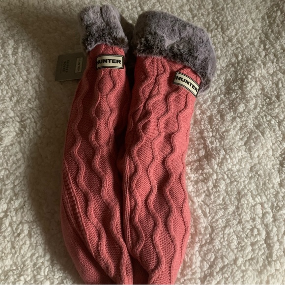 NWT Hunter winter lounge socks with anti slip - Picture 3 of 6